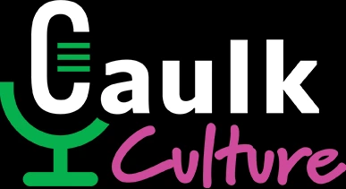 Caulk Culture logo featuring stylized typography in pink, green and white representing The Caulking Store's content hub for trades, construction and building science.