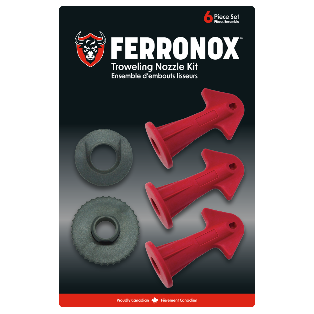 Ferronox™ Troweling Nozzle Kit - 6 Piece set