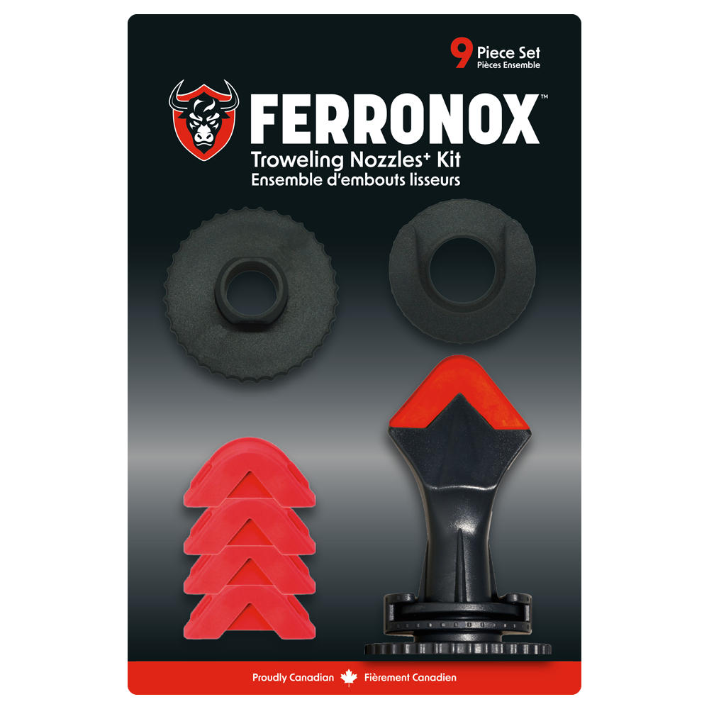 [FEOX5001] Ferronox™ Troweling Nozzles+ Kit - 9 Piece Set