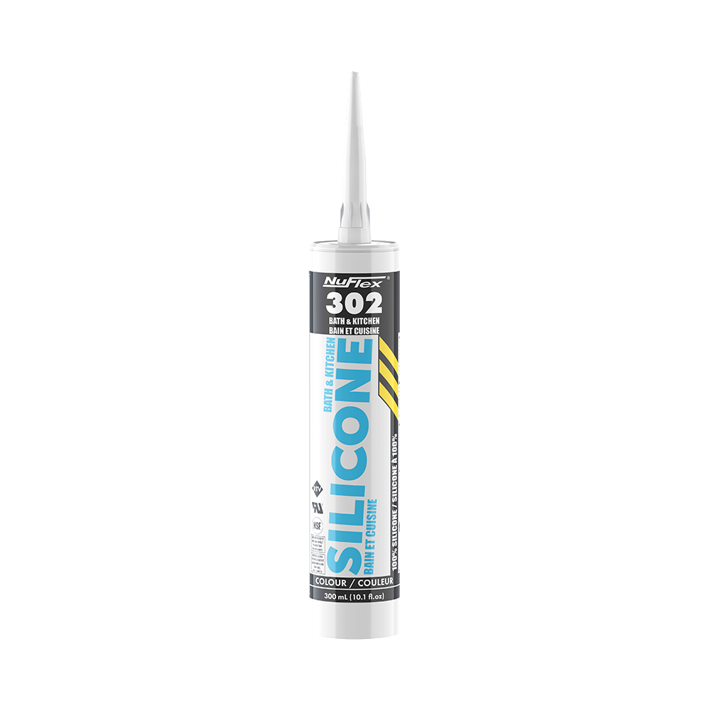 Nuco NuFlex 302 Bath and Kitchen Silicone Sealant