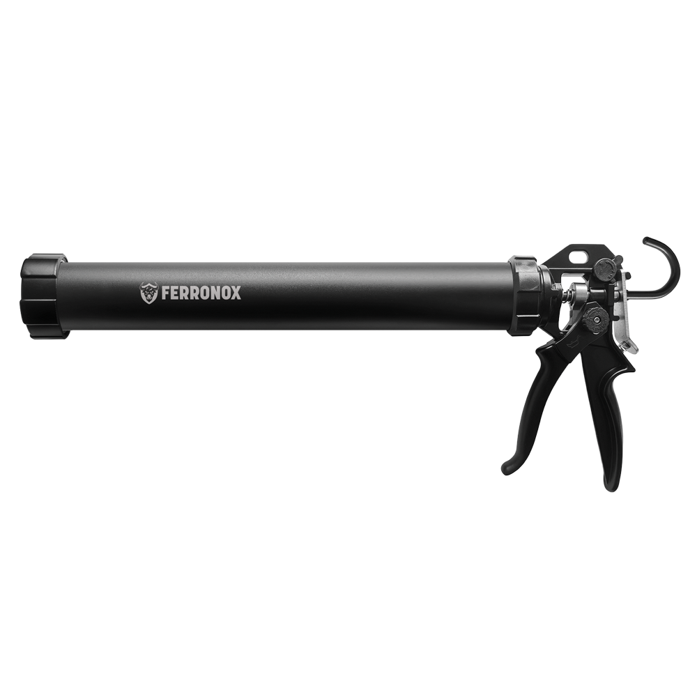 Ferronox™ SD1225 - 15" Pro-grade Manual Sausage Gun 12 or 25:1 Thrust, Dripless Switch