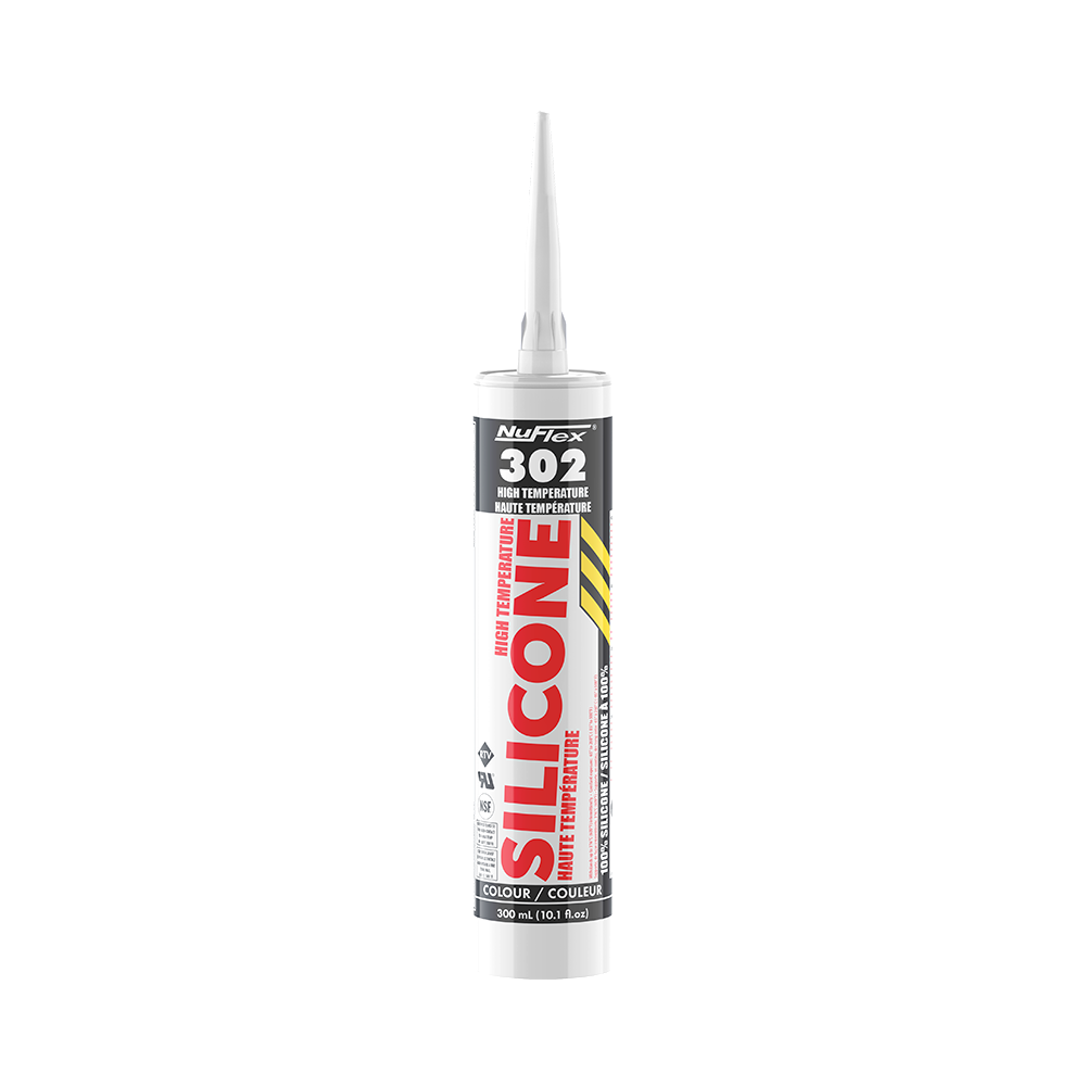 Nuco NuFlex 302 High Temperature Silicone Sealant - Cartridge