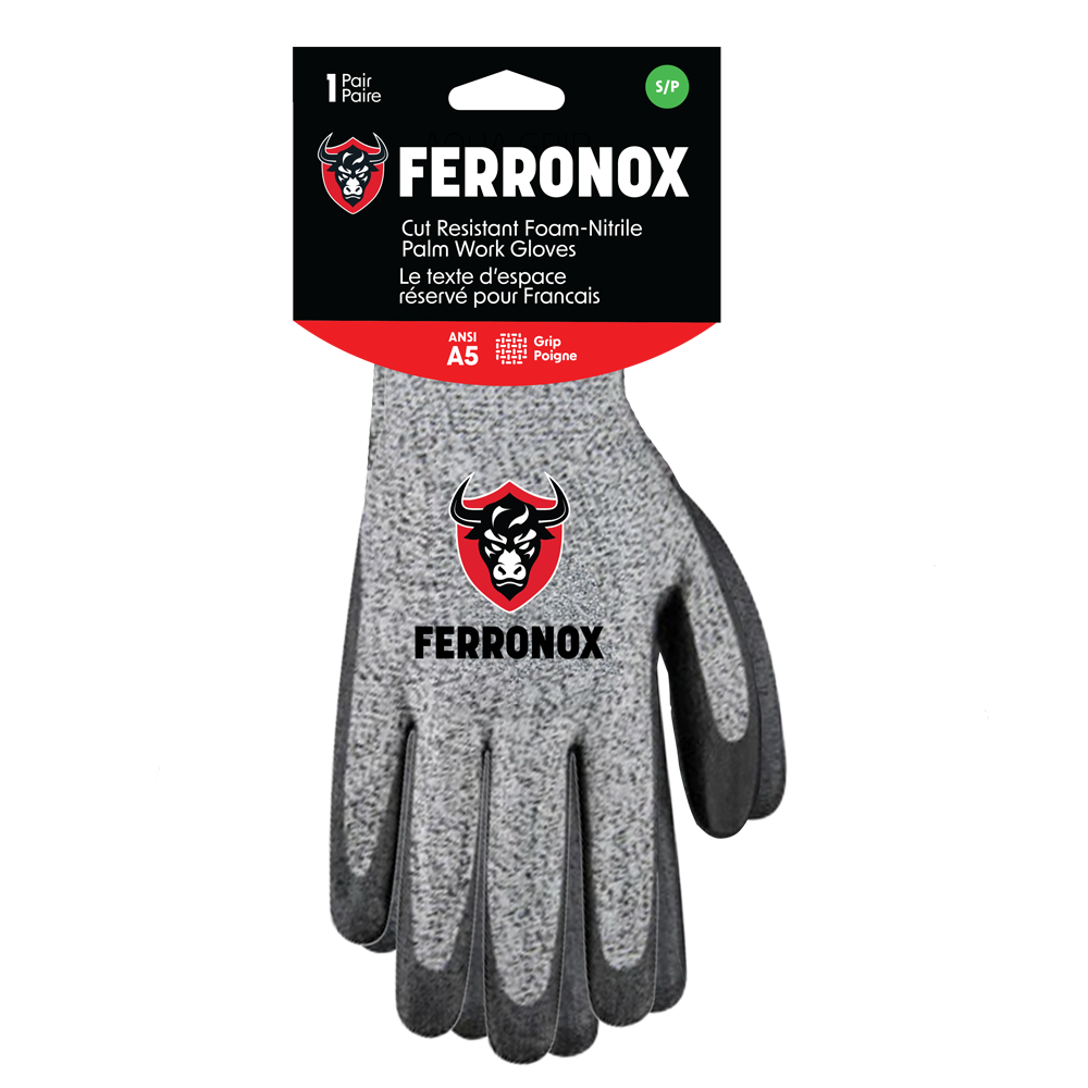 Ferronox™ Cut Resistant Crinkle Palm Work Gloves
