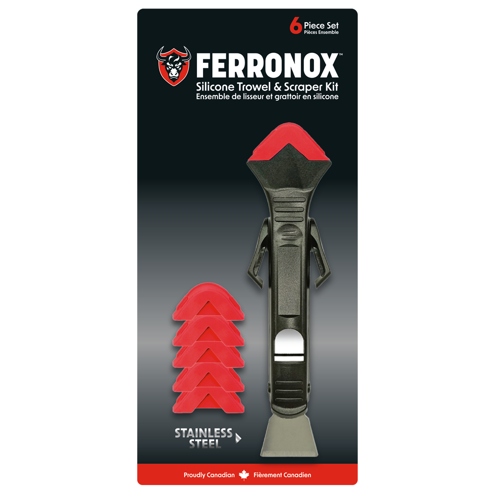 [FEOX5005] Ferronox™ Silicone Trowel & Scraper Kit — 6-Piece Set