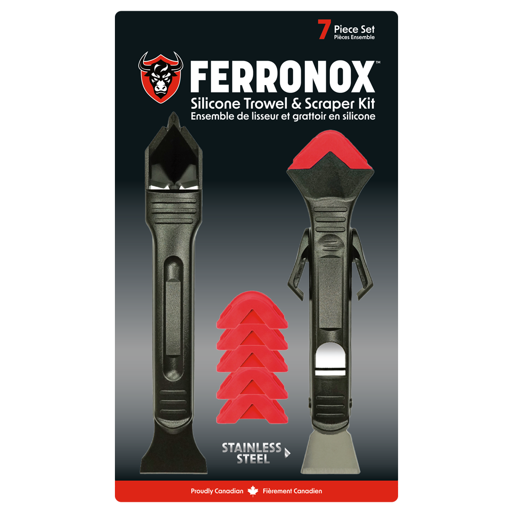 [FEOX5004] Ferronox™ Silicone Trowel & Scraper Kit — 7-Piece Set